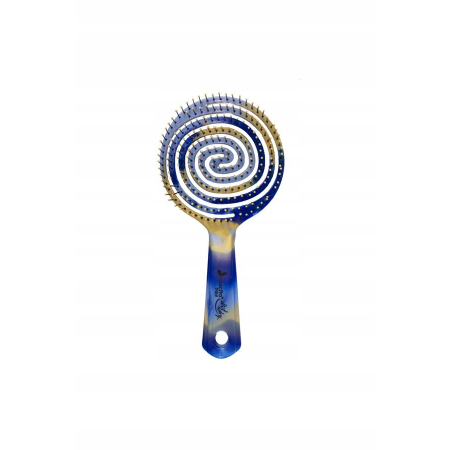 Nascita Szczotka do włosów 3D Pro Marble Blue-Gold DUŻA